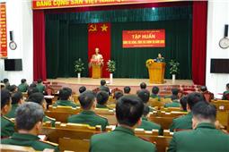 Các đơn vị tập huấn công tác Đảng, công tác chính trị
